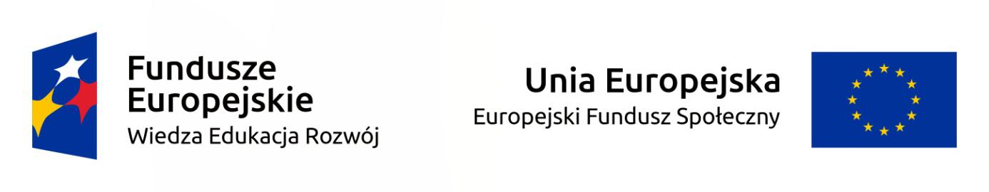 Banner z logotypami projektów dofinansowanych z europejskich funduszy