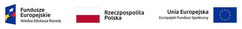 Baner z logotypami projektów dofinansowanych z europejskich funduszy